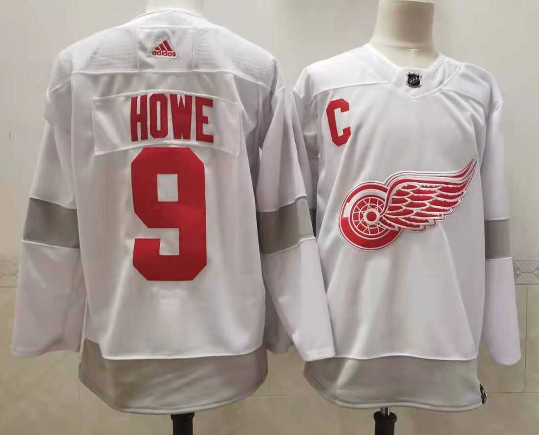 Detroit Red Wings 9 Gordie Howe White Adidas 2020-21 Alternate Player Jersey,We sell and wholesale Detroit Red Wings 9 Gordie Howe White Adidas 2020-21 Alternate Player Jersey on line form chian!